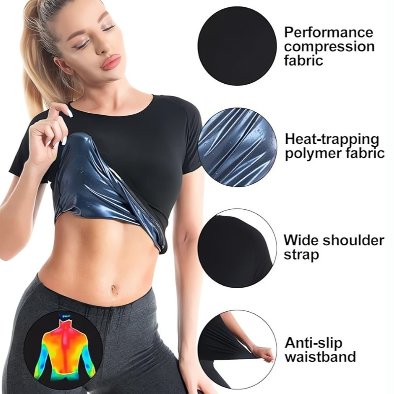 (Copy) Tight Fit Sauna Sweat Workout Top